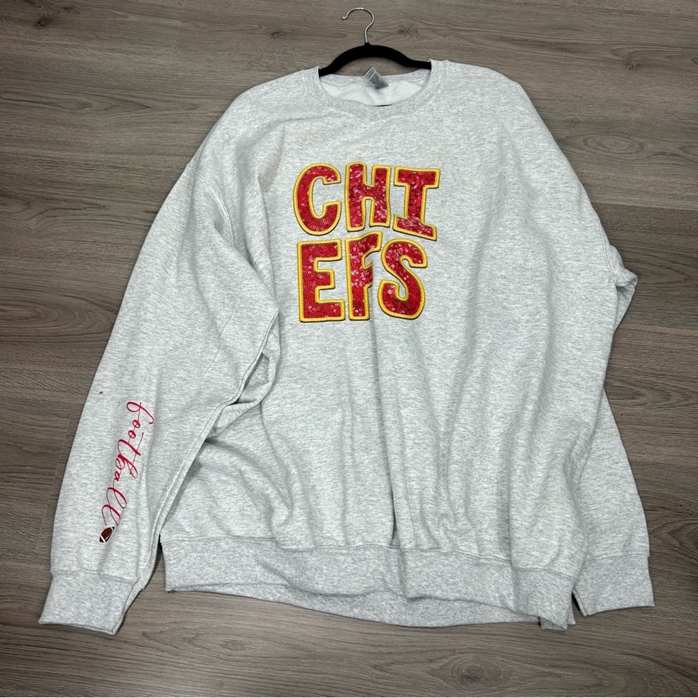 NFL Kansas City Chiefs crewneck sweater T4